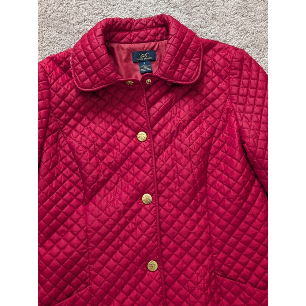 Brooks Brothers 346 Jacket Size 4 Diamond Quilted Equestrian Barn Riding Coat